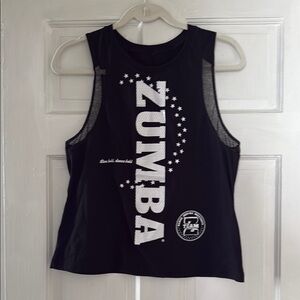 Zumba Fitness Black Graphic tank